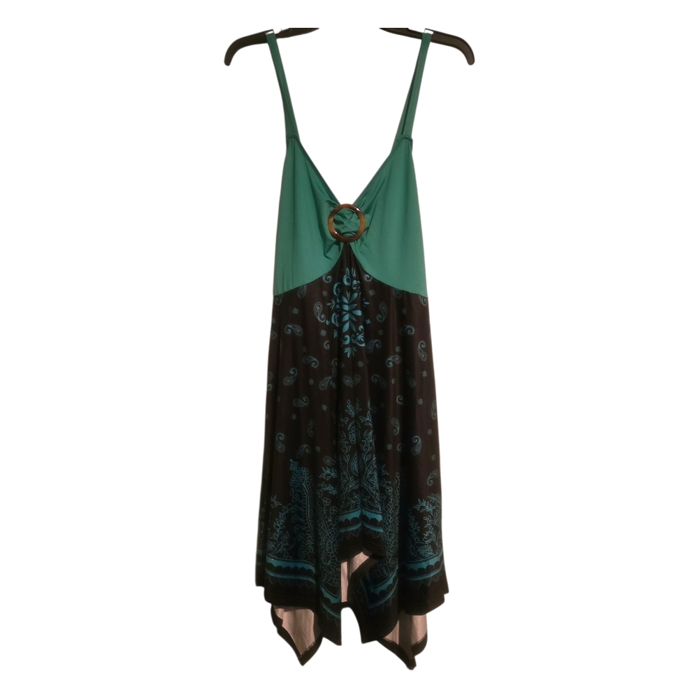 Rosegal Teal and Black Dress NWOT